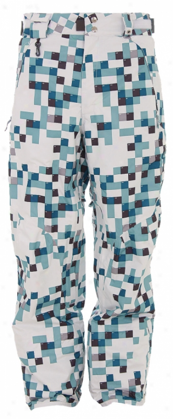 686 Smarty Complete 2.5 Ply Snowboard Pants White Print