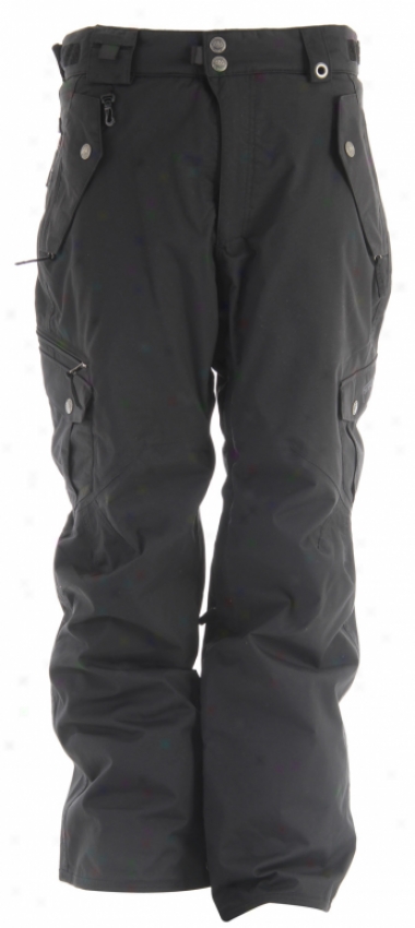 686 Smarty Original Cargo Snowboard Pants Black