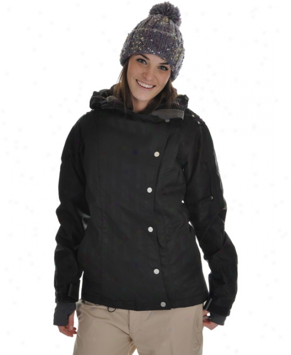 686 Smarty Rogue Snowboard Jacket Black Stripe