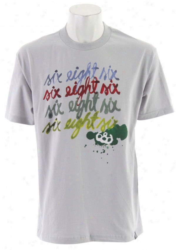 686 Watercolors S/s T-shirt Silver