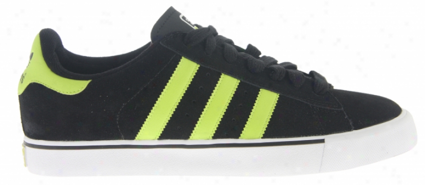 Adidas Campus Vulc Skate Shoes Black/electricty/white