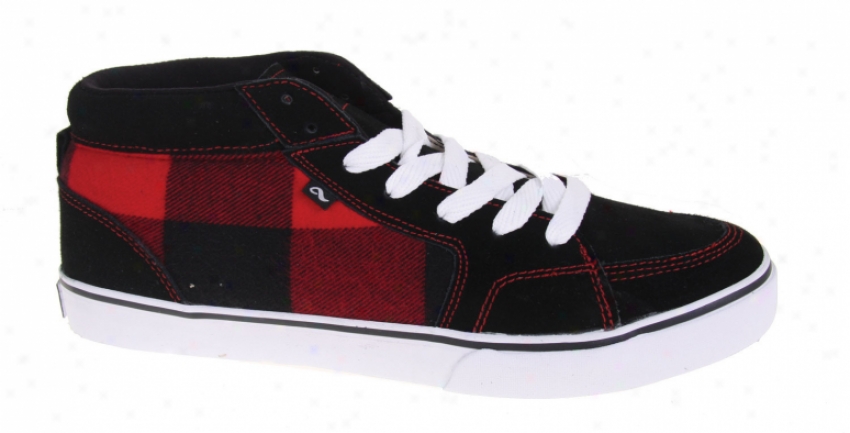 Adio Hayter Lp Skate Shoes Black/red/lumberjack