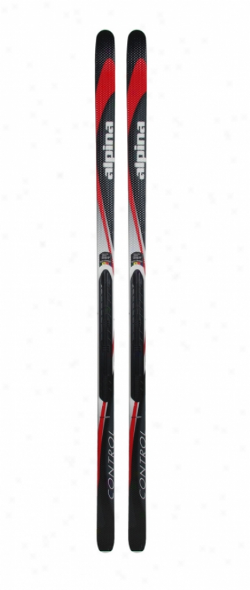 Alpina Cintrol Nis Skis Black/red