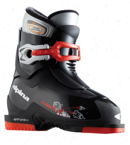 Alpina Zoom Ski Boots Black