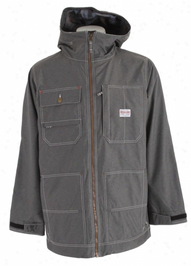 Analog Alcatraz Snowboard Jacket Carbon Denim