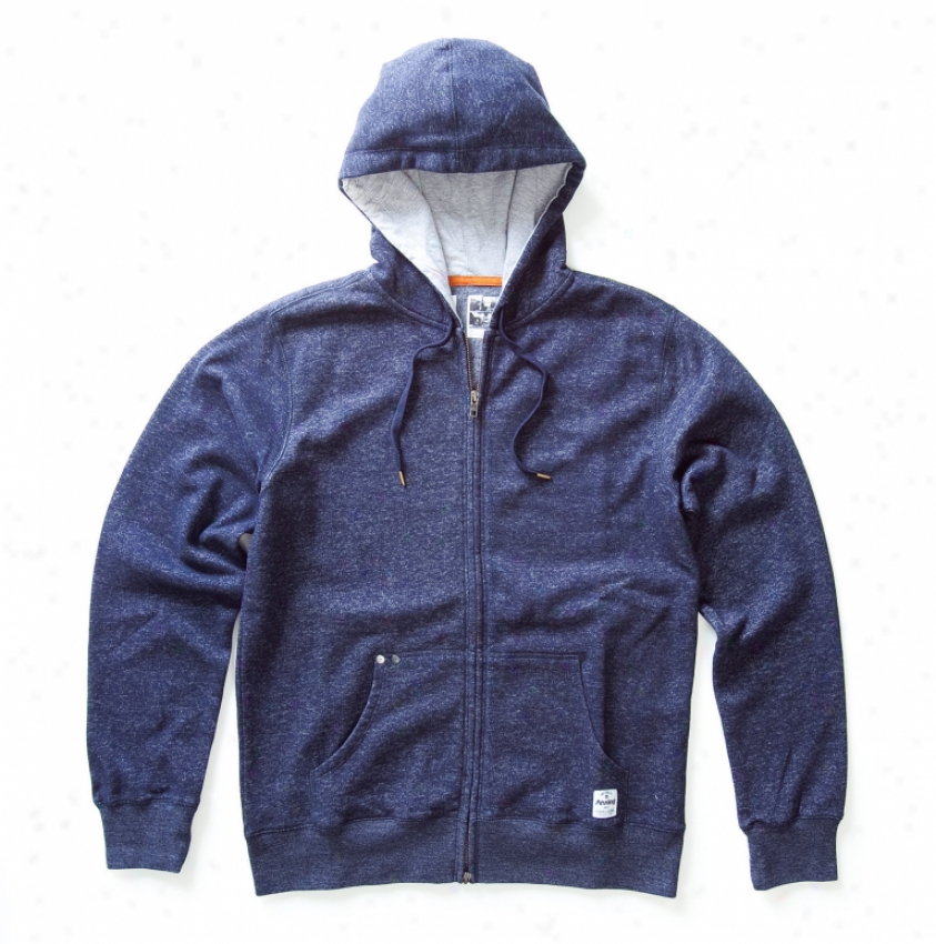 Analog Android Full Zip Hoodie Indigo