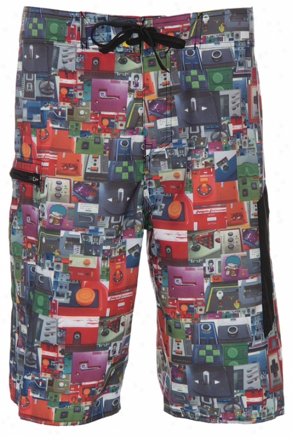 Annalog B Side Boardshorts Extra Level