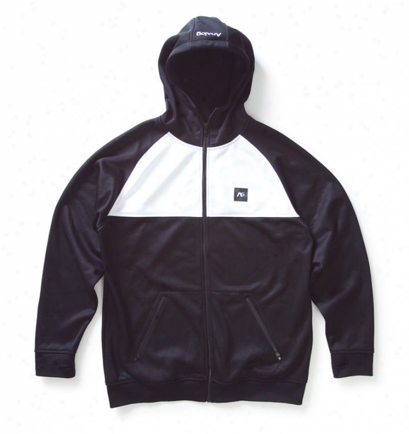 Analog Franchise Full Zip Hoodie True Black