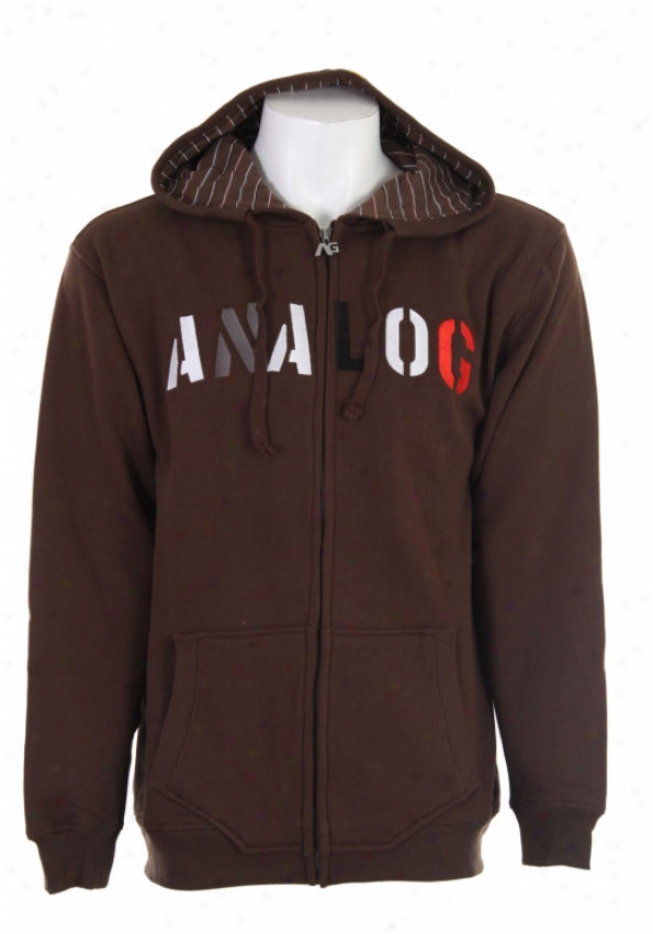 Analog Habitual Full Zi; Hoodie Bunker