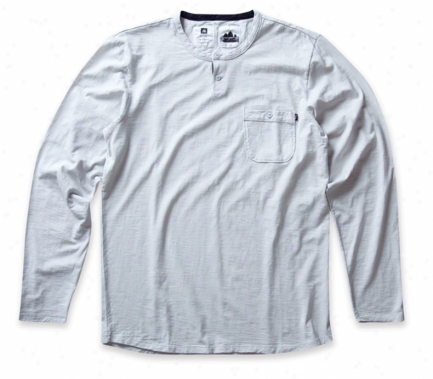 Analog Hastings L/s Crew Shir5 Silver