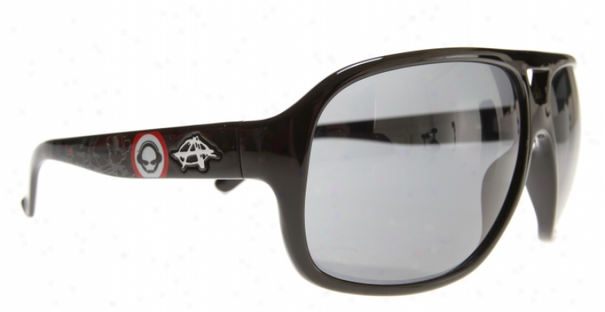 Disorder Indie Sunglasses Skeleton/smoke Lens