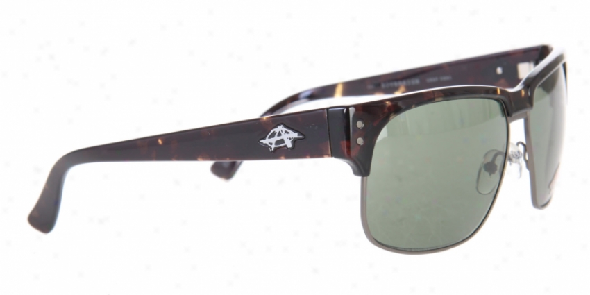 Anarchy Sovereign Sunglasses Leaf Demi/green Lens