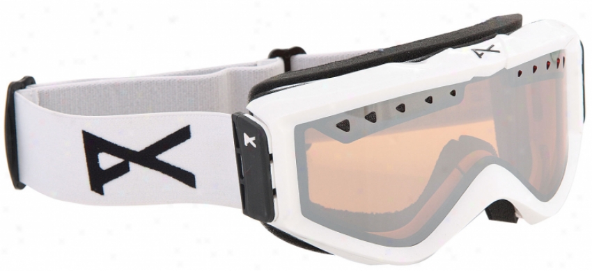 Anon Figment Snowboard Goggles Painted Mirror White