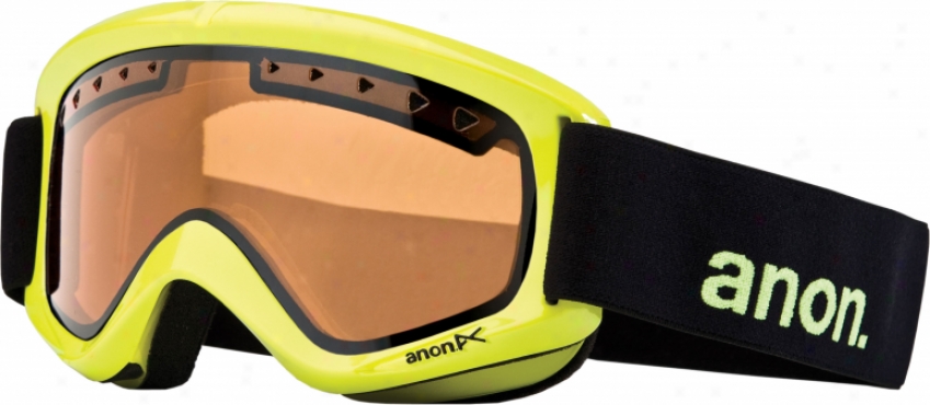 Anon Helix Mirror Snowboard Goggles Green/silver Amber