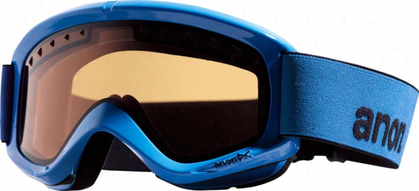 Anon Helix Snowboard Goggles Blue/amber Lens