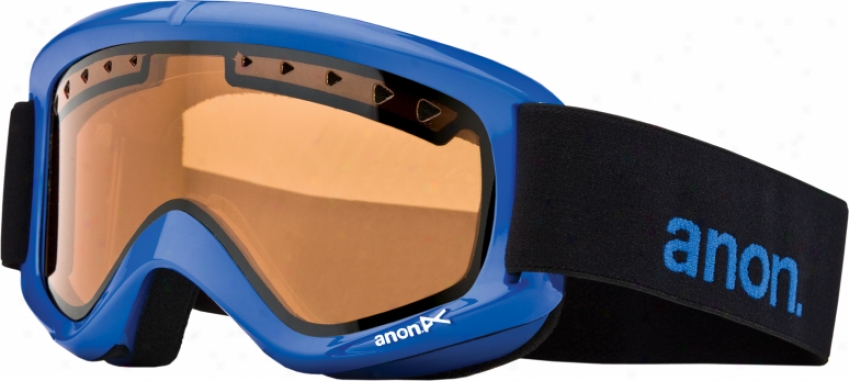 Anon Helix Snowboard Goggles Blue/amber