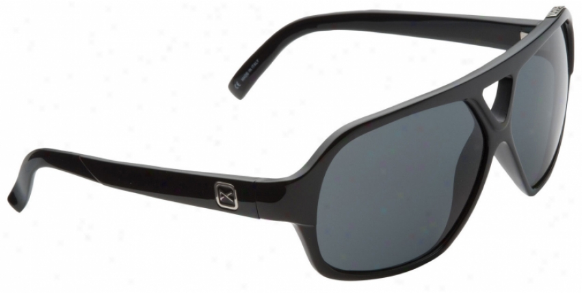 Soon Shocker Sunglasses Black/grey Lens