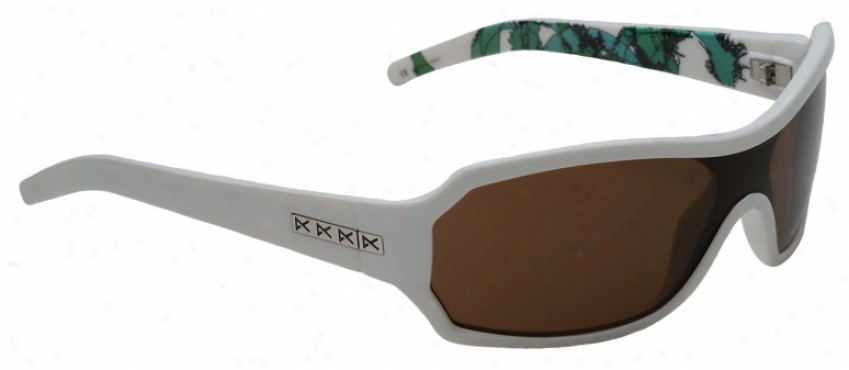 Anon Truth Sunglasses White Grit/brown Lens