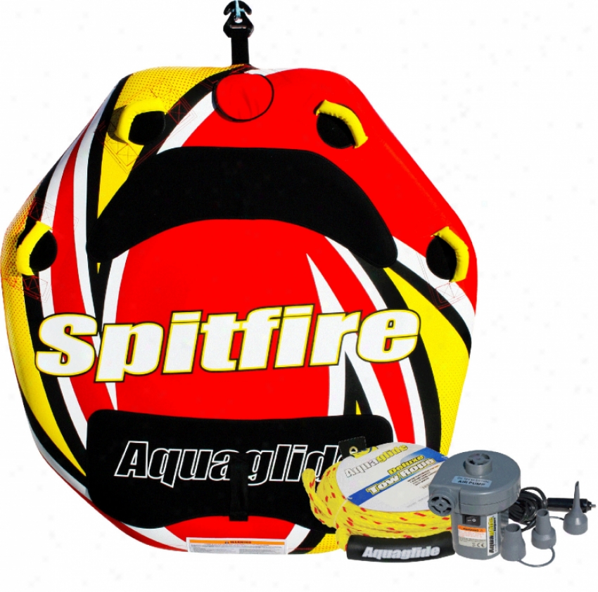 Aquaglide Spitfire Inflatable Towable Tube Package