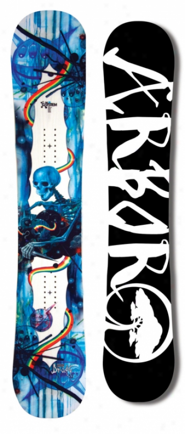 Arbor Draft Snowboard White/blue 143