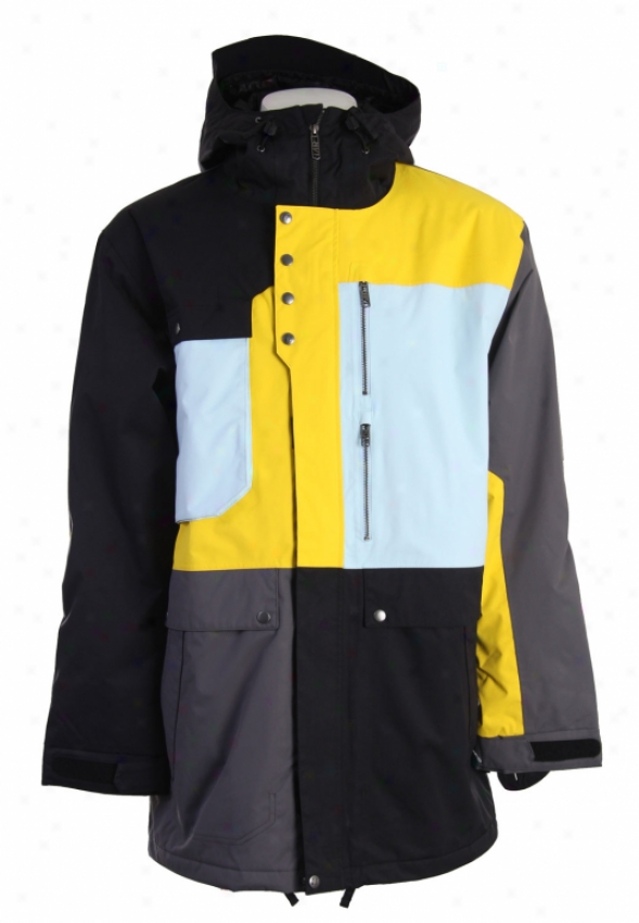 Fleet Static Ski Jacket Black