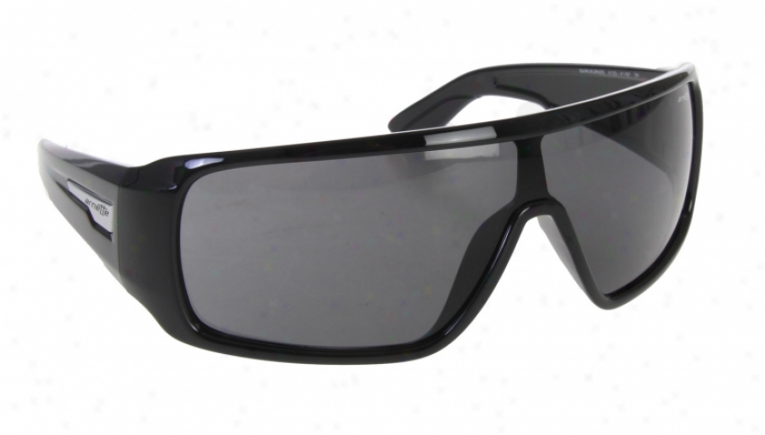 Arnette Barn Burner Sunglasses Gloss Black/grey Lens