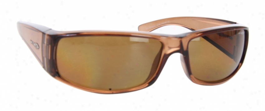 Arnette Full House Xl Sunglasses Trans Brown/plr Brown Lens