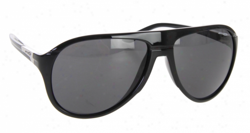 Arnette High Life Sunglasses Gloss Black/grey Lens