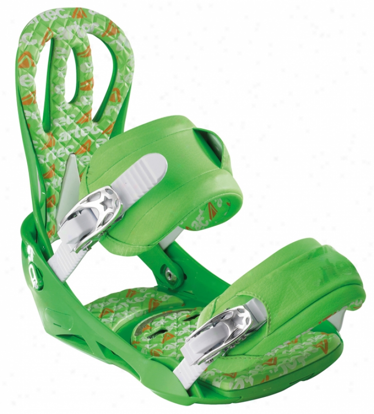 Artec Matrix Snowboard Bindings Green