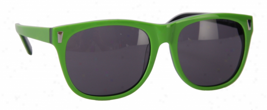 Ashbury Sunshine Tripper Sunglasses Lizard King/green Room