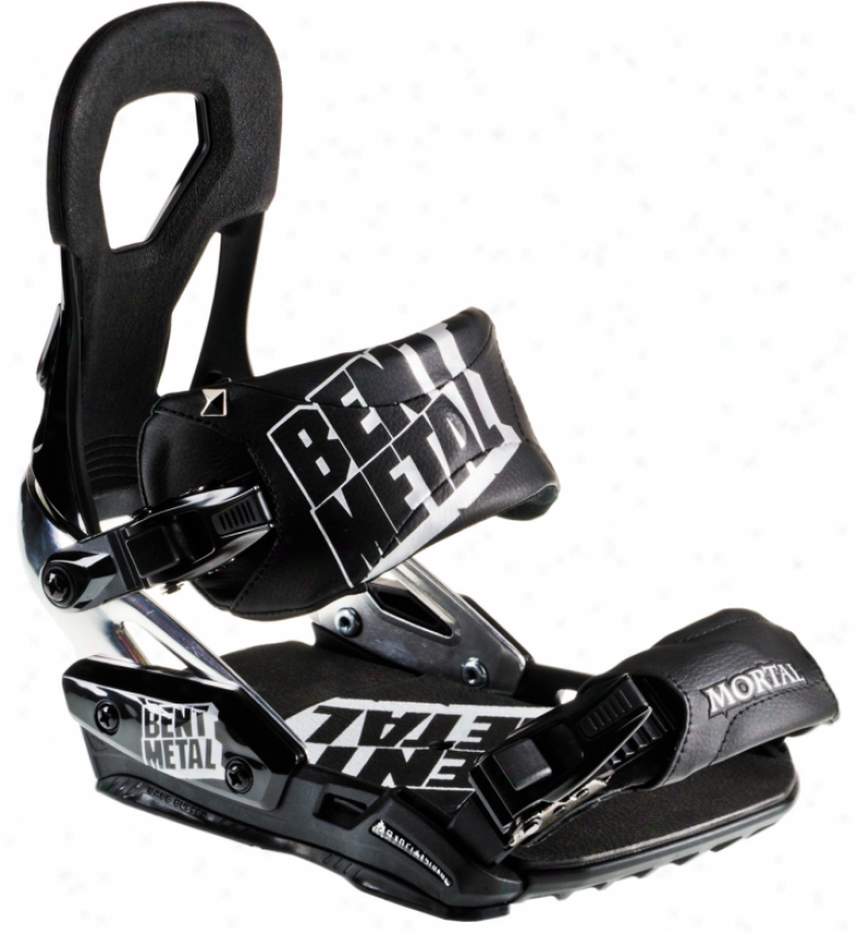 Bent Metal Mortl Snowboard Bindings Black/silver