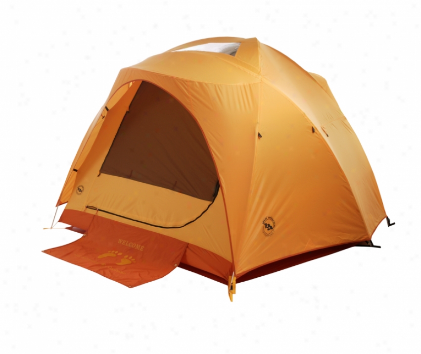 Big Agnes Big House 4 Person Tent Orange/yellow