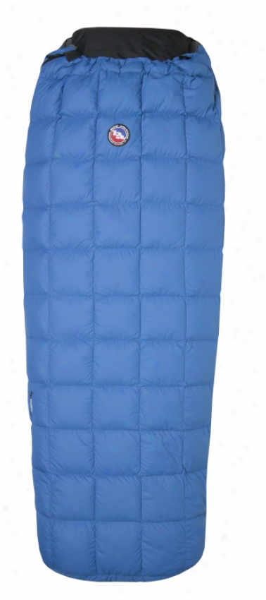 Big Agnes Yampa 45 Regular Right Down Sleeping Bag Blue