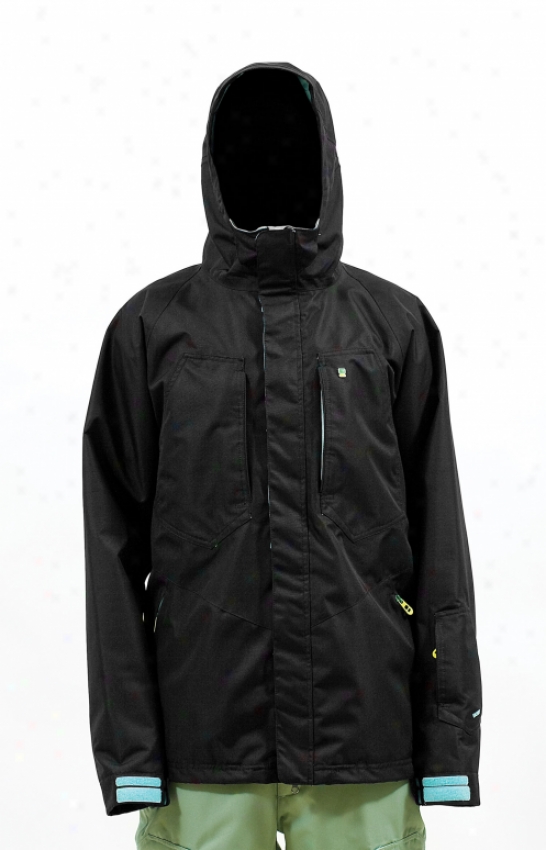 Obligation Civil Shell Snowboard Jacket Black