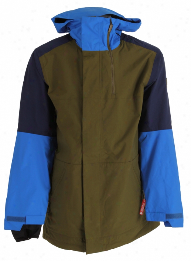 Bonfire Blur Snowboard Jacket Herbe