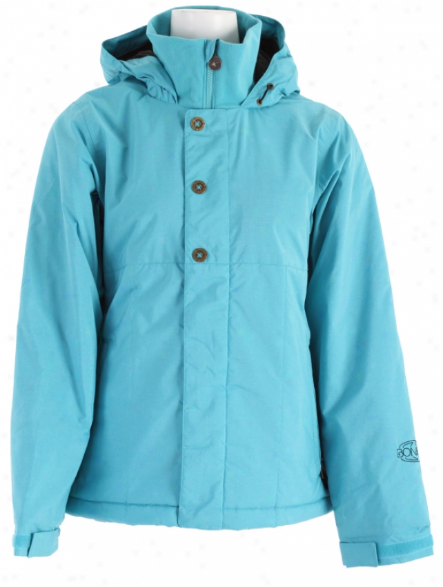 Bonfire Echo Snowboard Jacket Aquamarine