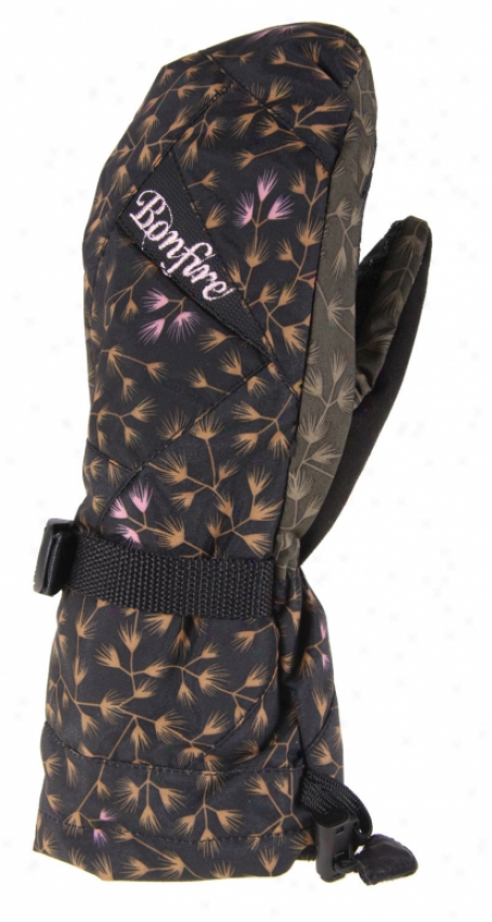 Bonfire Echo Snowboard Mitts Black/camel