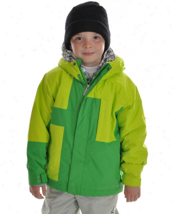 Bonfire Exchange Snowboard Jacket Emerald