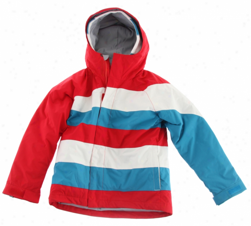 Bonfire Flurry Snowboard Jacket Cherry