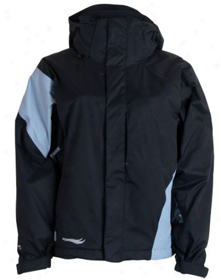 Bonfire Fusion Prism Snowboard Jacket Black/ocean