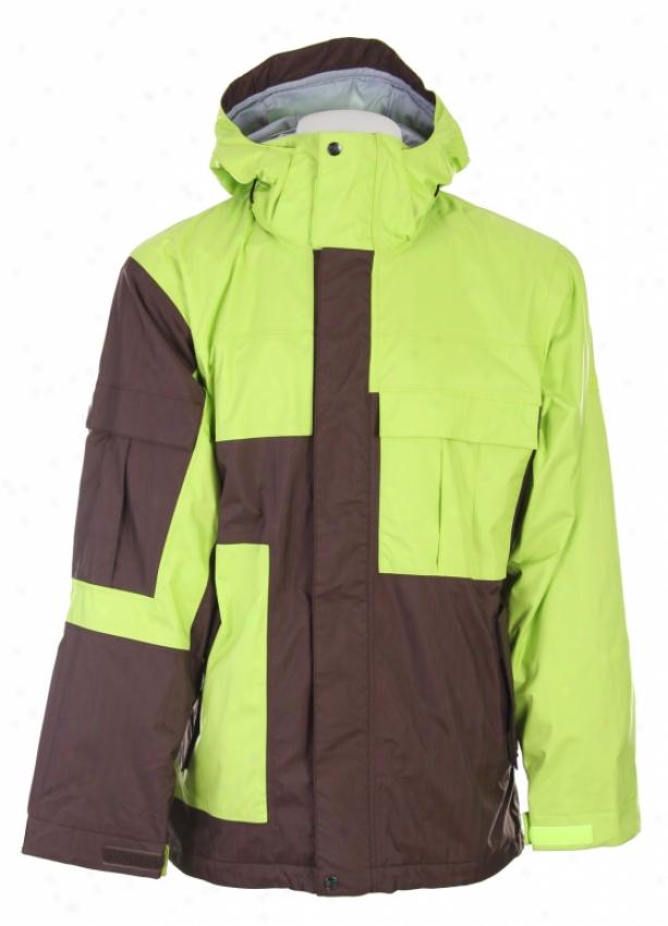 Bonfire Radiant Snowboard Jacket Bark/citron