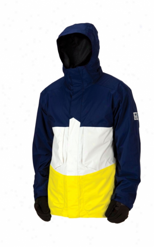 Bonfire Radiant Snowboard Jacket Marine/silk/lemon