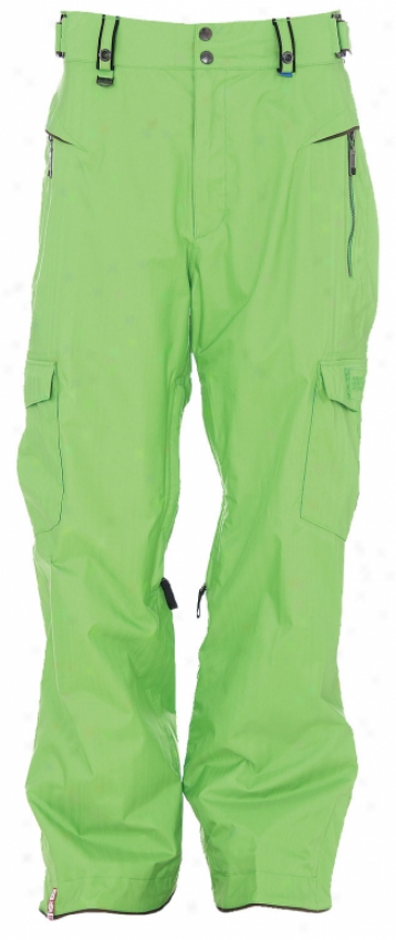 Bonfire Radiant Snowboard Pants Lime