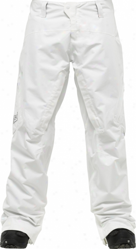 Burton Ak 2l Summit Snowboard Pants Bright White