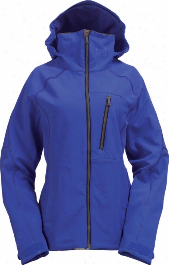 Burton Ak Glacier Softshell Snowboard Jacket Borealis Blue