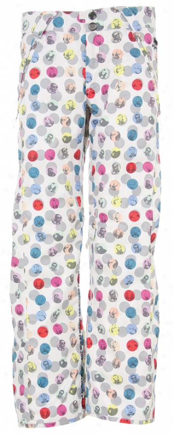 Burton Aney Warhol Snowboard Pants Polka Dot Print