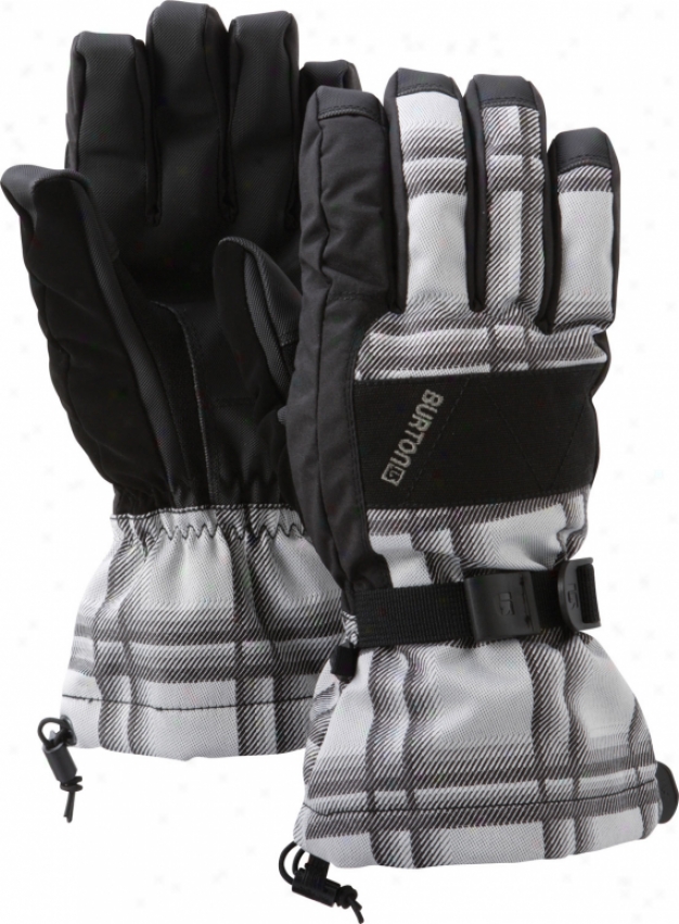 Burton Approach Snowboard Gloves Bright White Shadow