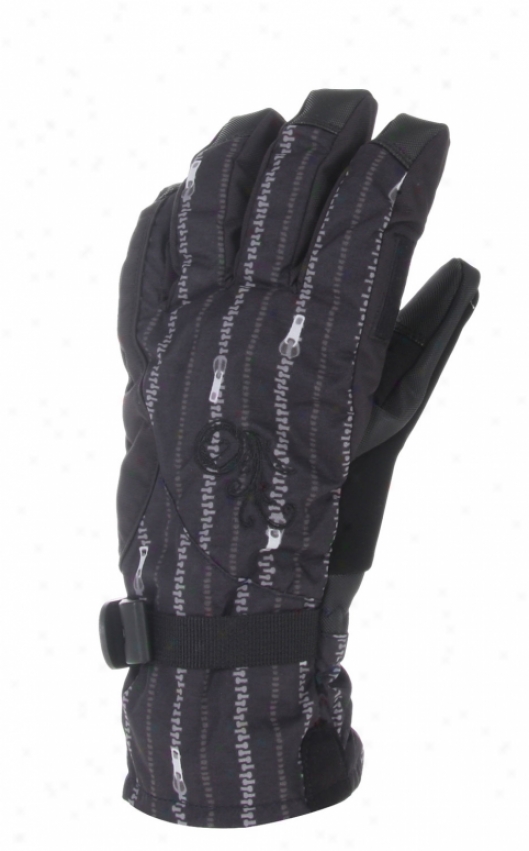 Burton Approach Under Snowboard Gloves True Black Zip