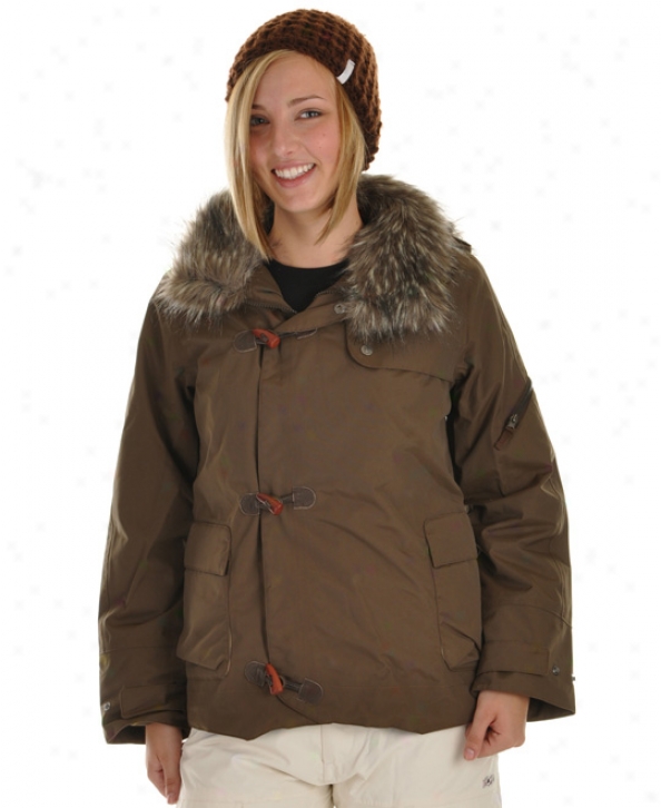 Burton B By Burton Parks Snowboard Jacket Roasted Brown