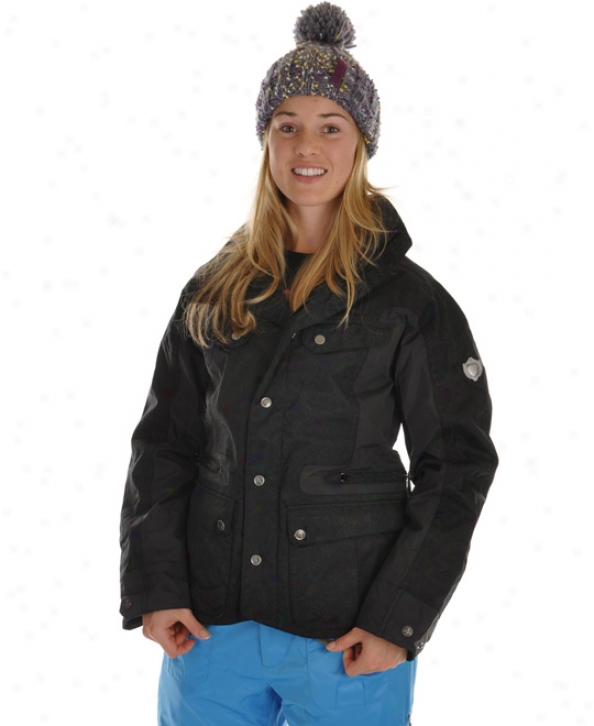 Burton B By Burton Windsor Snowboard Jacket True Black